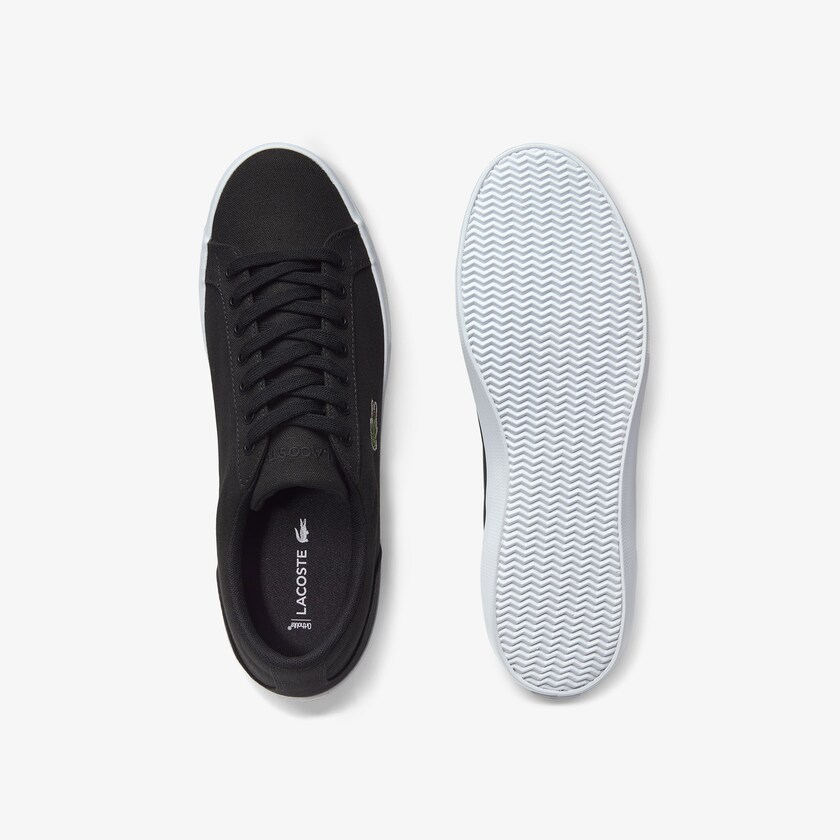 Tenis Lacoste Masculino Pretas Lerond Canvas DJ9-58155R7