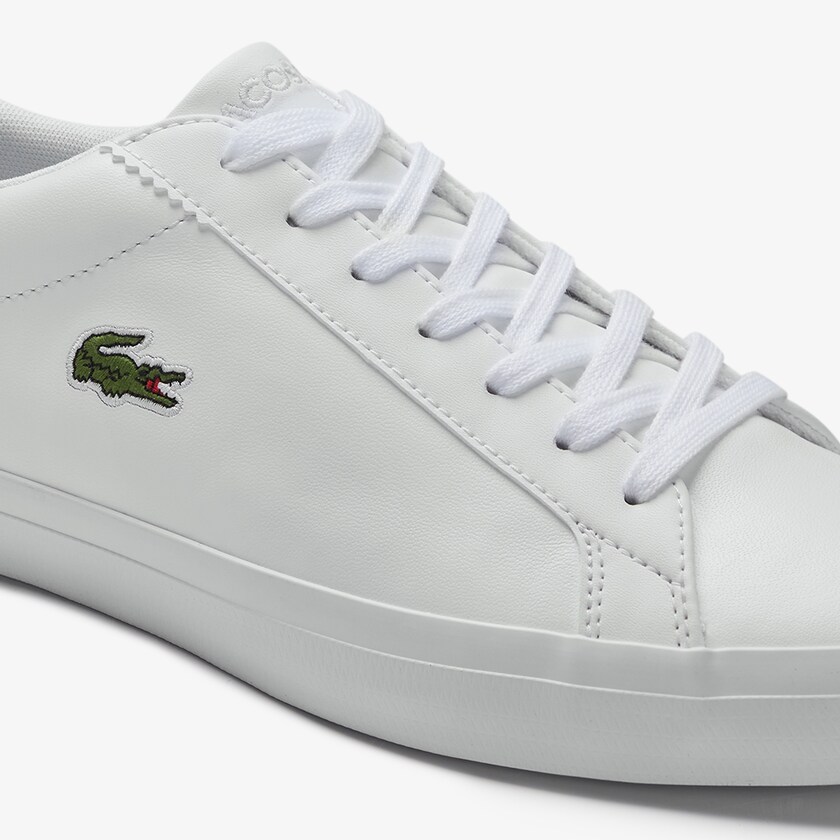 Tenis Lacoste Masculino Branco Lerond Leather VW4-03130Y3