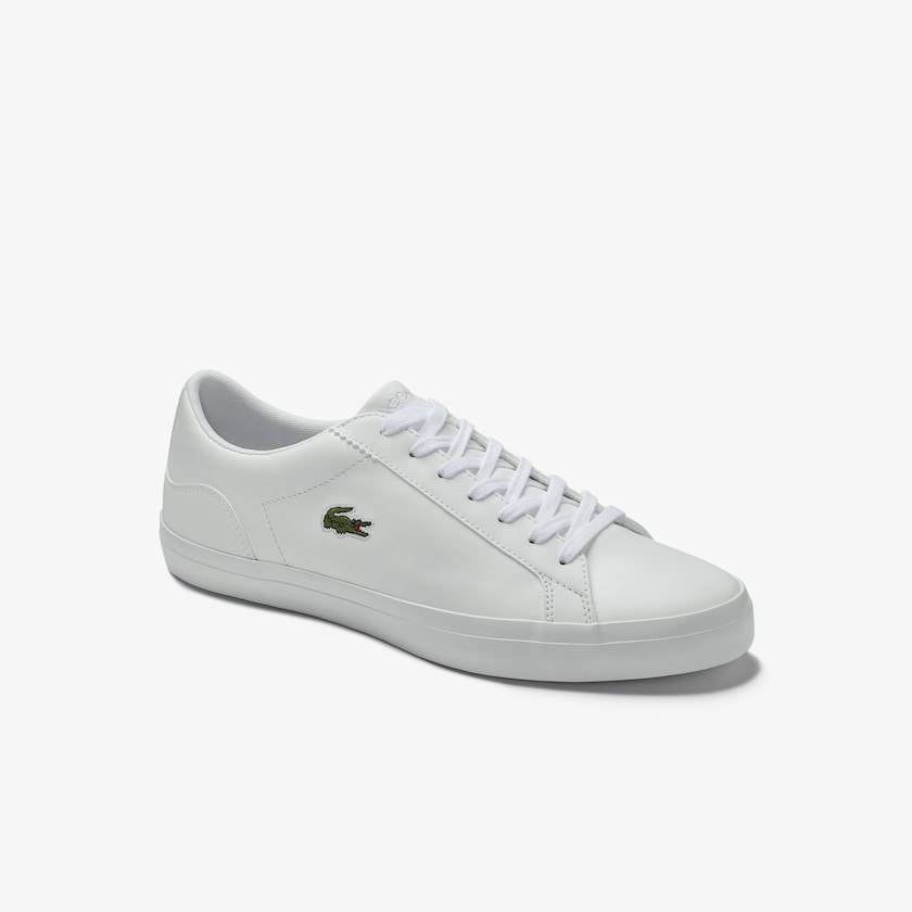 Tenis Lacoste Masculino Branco Lerond Leather VW4-03130Y3