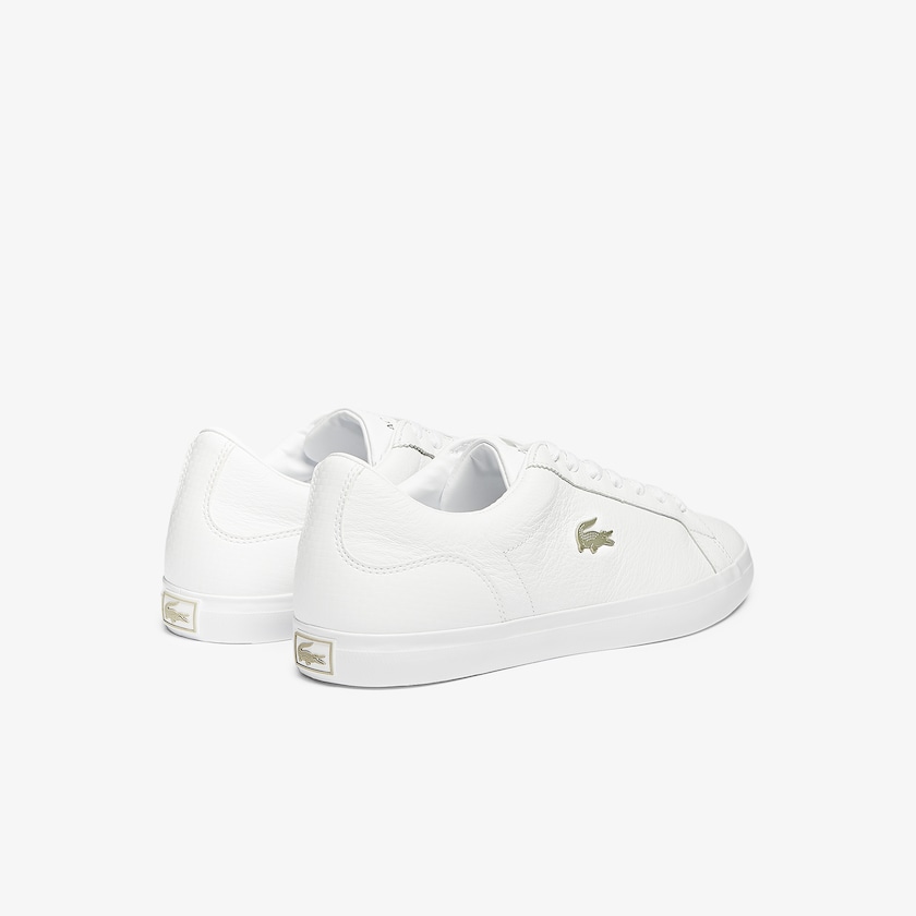 Tenis Lacoste Masculino Branco Lerond Leather and Synthetic GE1-50095C2