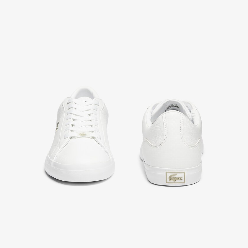 Tenis Lacoste Masculino Branco Lerond Leather and Synthetic GE1-50095C2