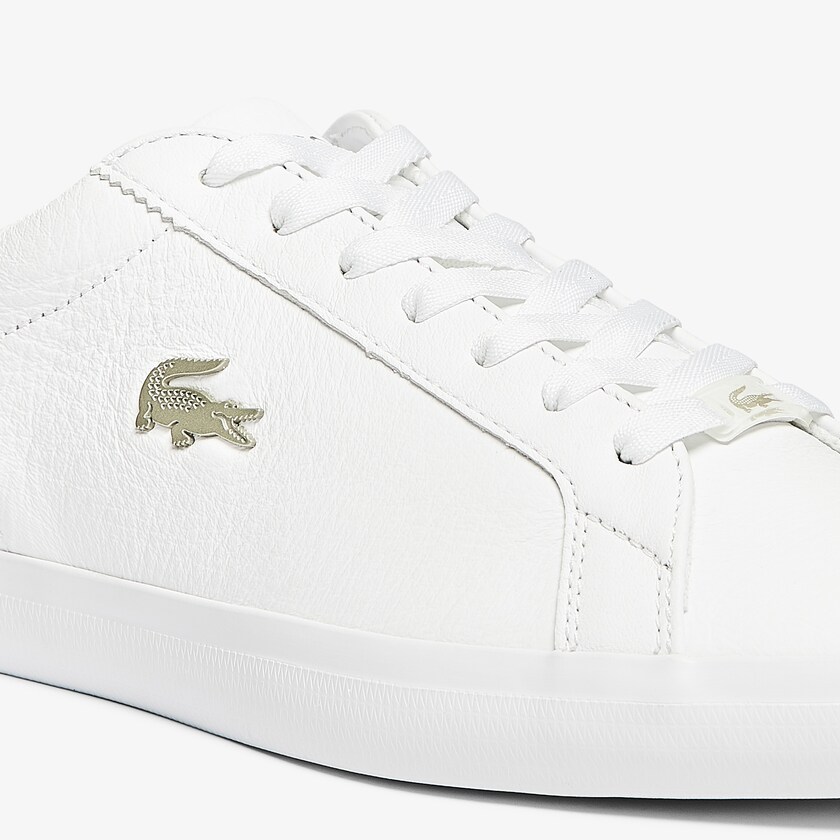 Tenis Lacoste Masculino Branco Lerond Leather and Synthetic GE1-50095C2