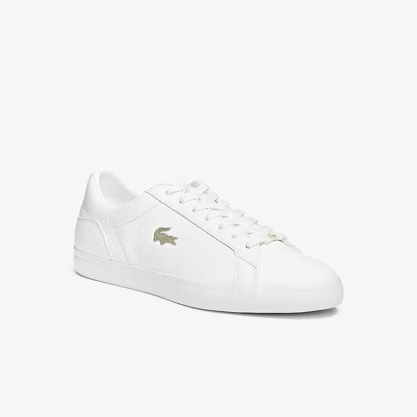 Tenis Lacoste Masculino Branco Lerond Leather and Synthetic GE1-50095C2