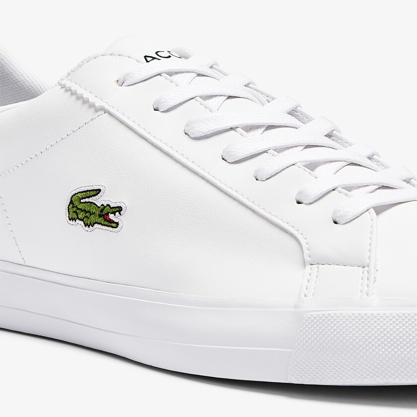 Tenis Lacoste Masculino Branco Lerond Plus Leather OF9-77037U4