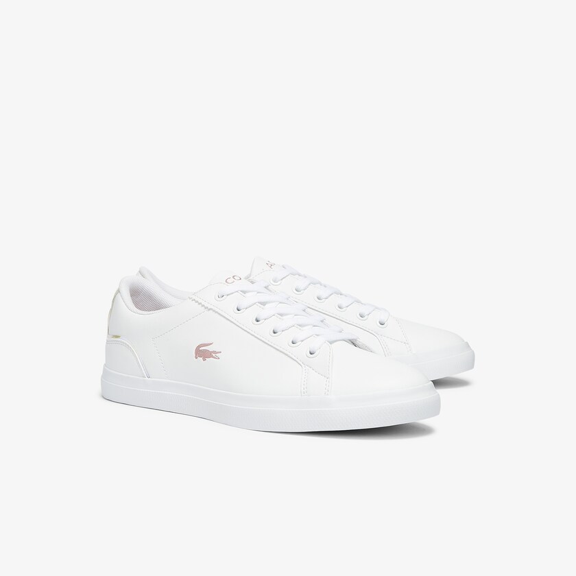 Tenis Lacoste Criança Branco Rosa Lerond Synthetic Iridescent TJ9-68836V2
