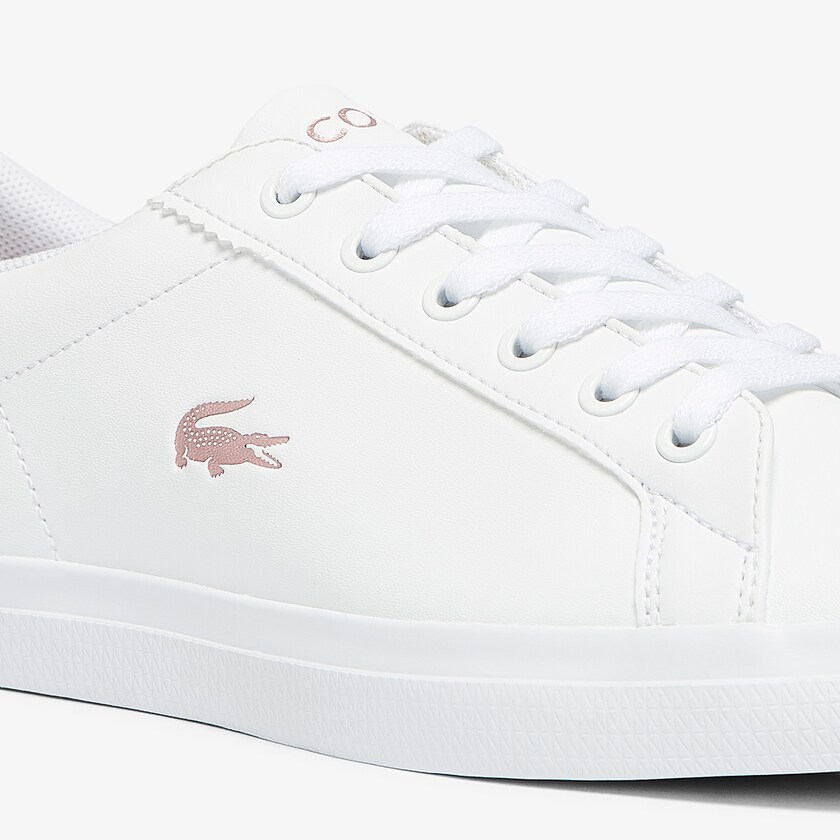 Tenis Lacoste Criança Branco Rosa Lerond Synthetic Iridescent TJ9-68836V2