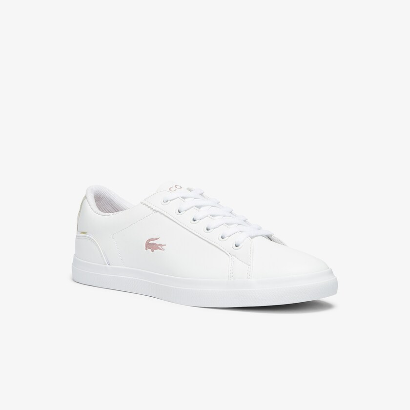 Tenis Lacoste Criança Branco Rosa Lerond Synthetic Iridescent TJ9-68836V2