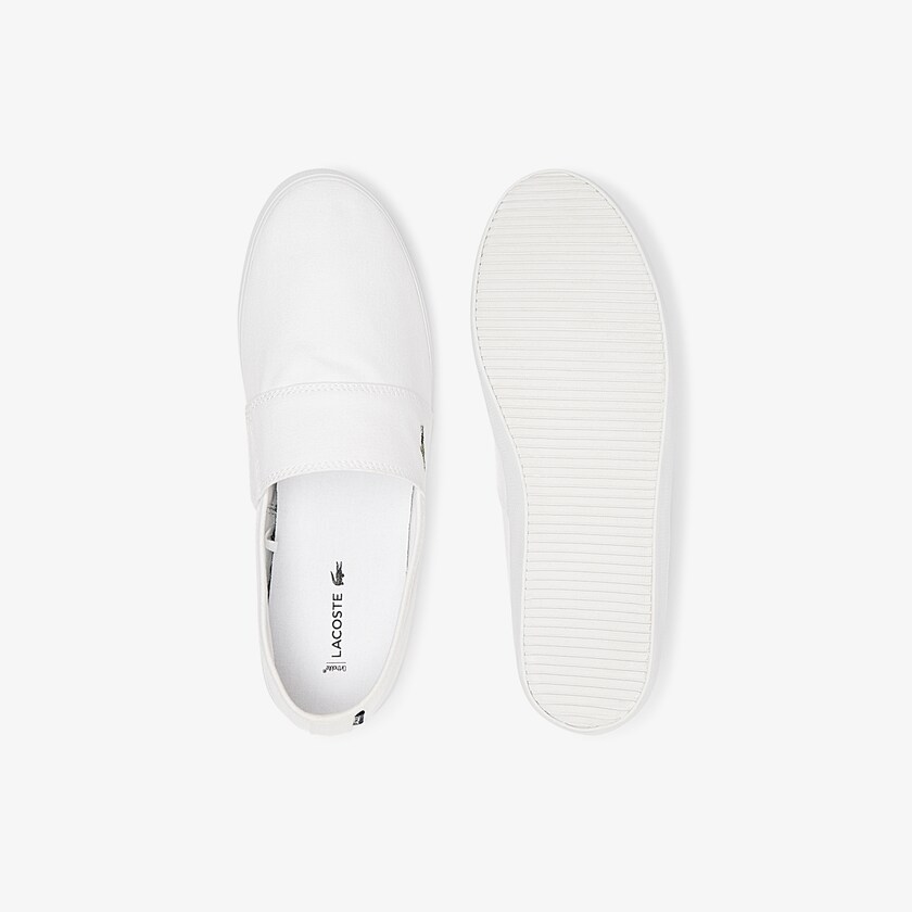 Tenis Lacoste Masculino Branco Marice Canvas Slip-ons ZY7-57115X1