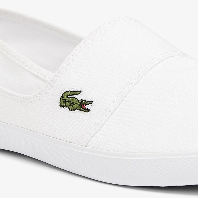 Tenis Lacoste Masculino Branco Marice Canvas Slip-ons ZY7-57115X1