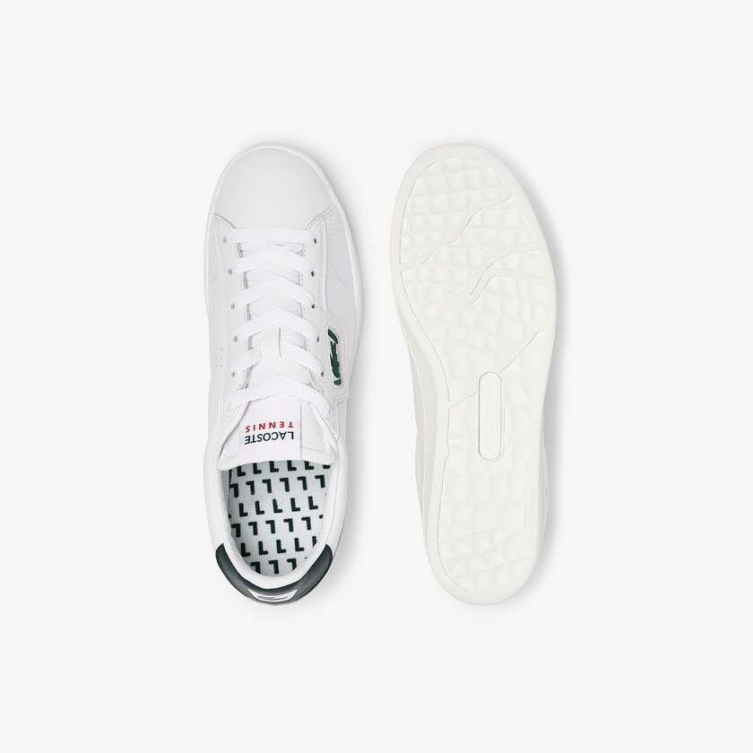 Tenis Lacoste Feminino Branco Verdes Escuro Masters Classic Leather HV5-15971C1