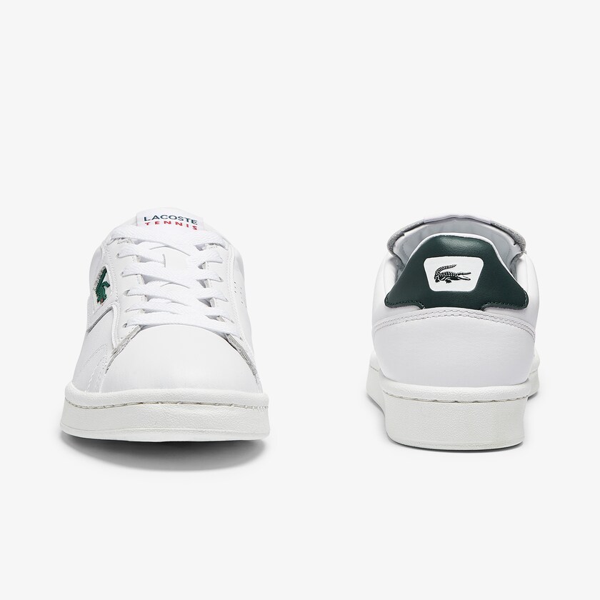 Tenis Lacoste Feminino Branco Verdes Escuro Masters Classic Leather HV5-15971C1