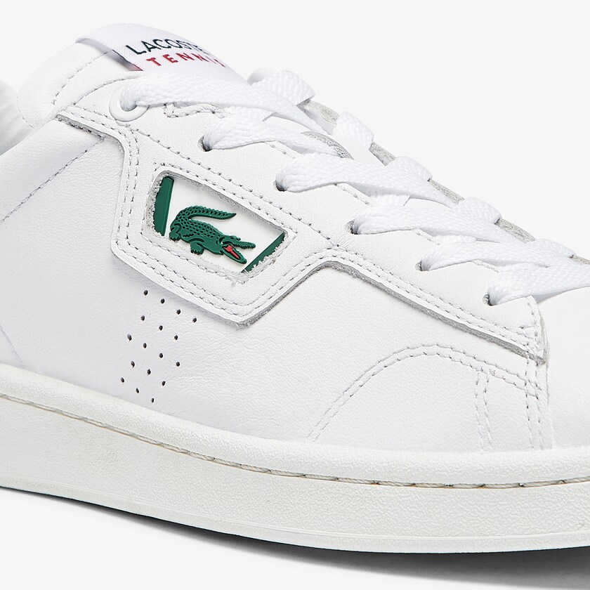 Tenis Lacoste Feminino Branco Verdes Escuro Masters Classic Leather HV5-15971C1