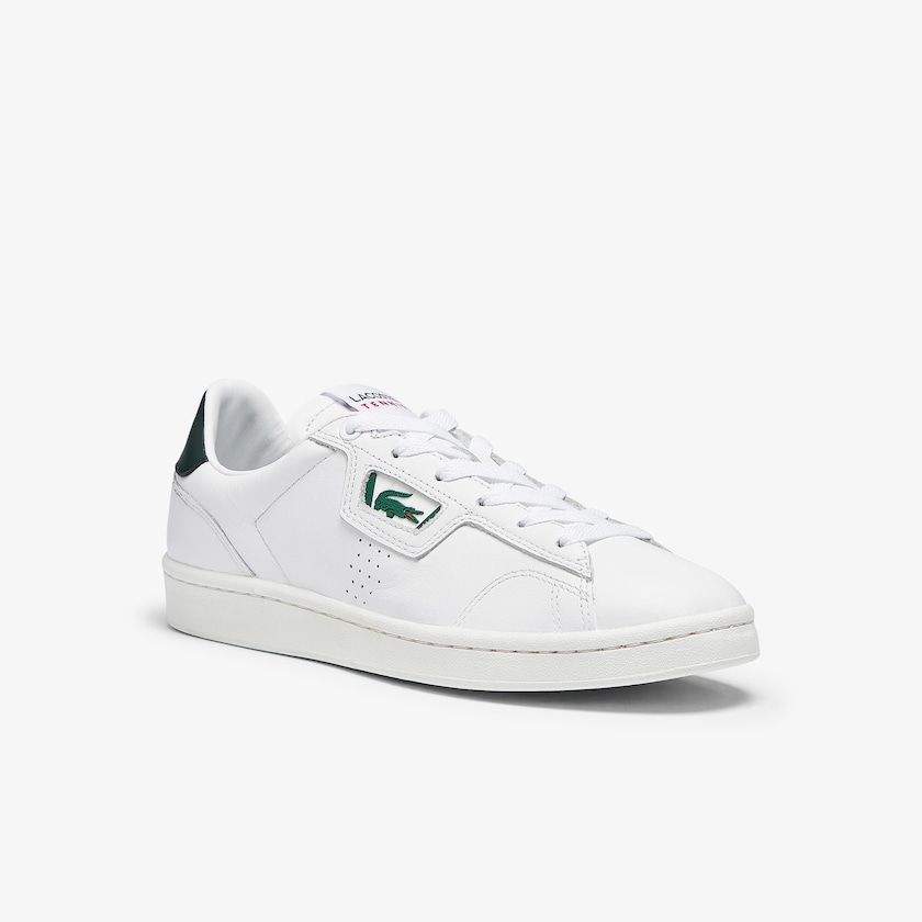 Tenis Lacoste Feminino Branco Verdes Escuro Masters Classic Leather HV5-15971C1