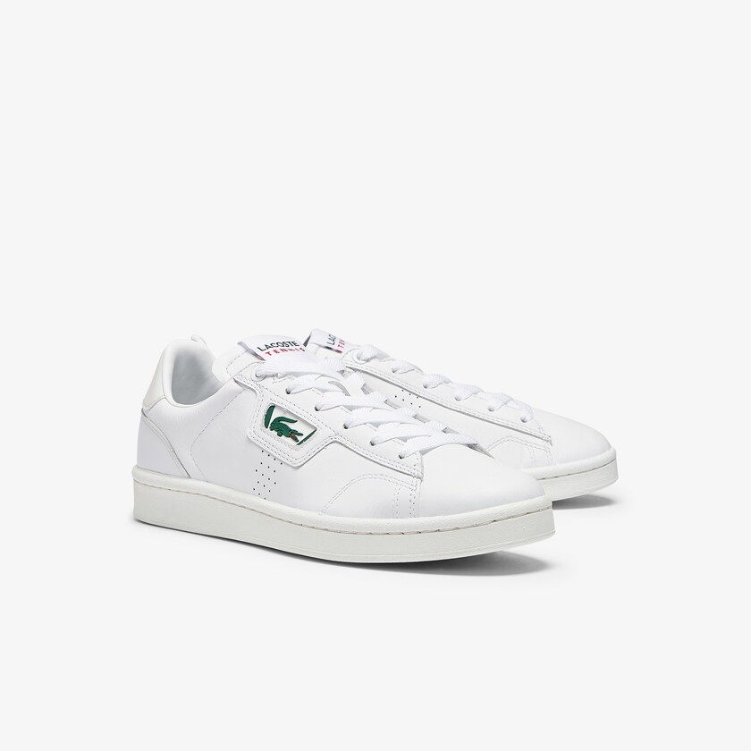 Tenis Lacoste Feminino Branco Cinzentas Masters Classic Leather GG2-35513X2