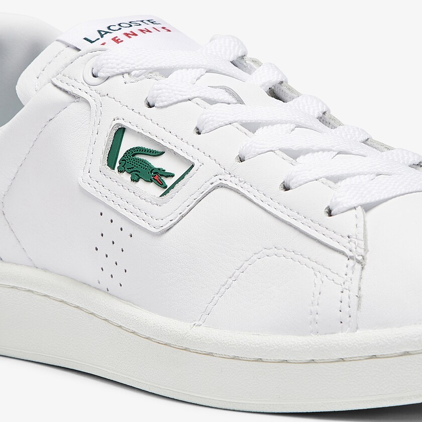 Tenis Lacoste Feminino Branco Bege Masters Classic Leather FB3-08280K7