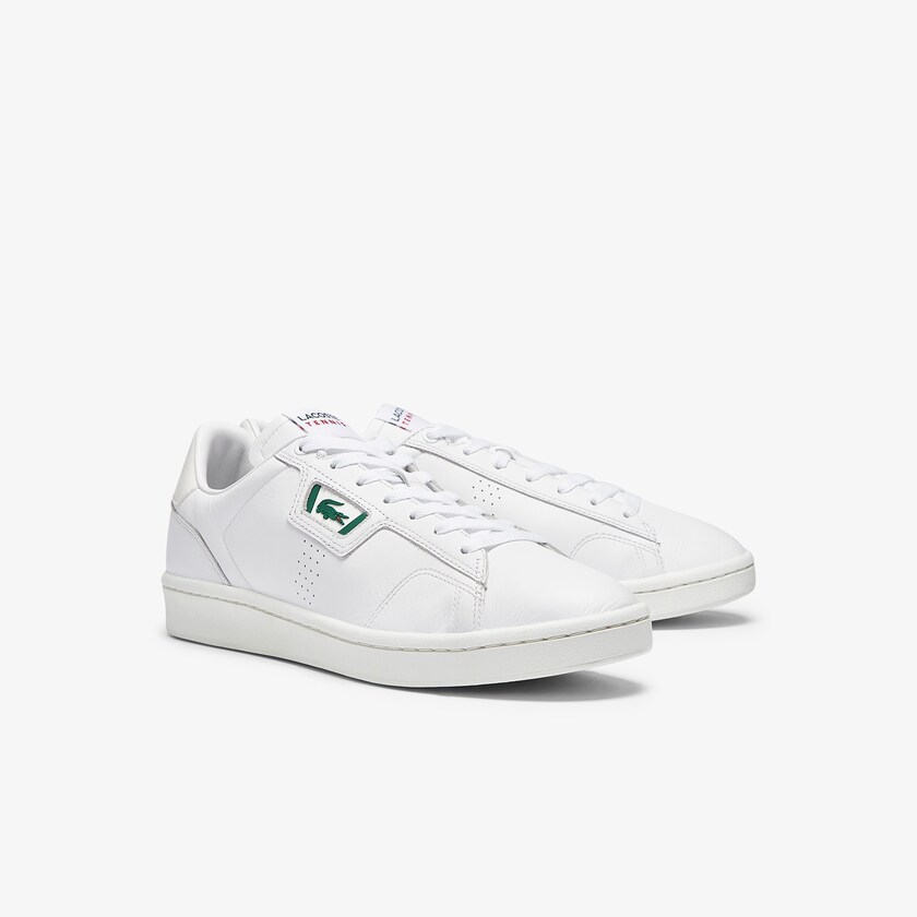 Tenis Lacoste Masculino Branco Cinzentas Masters Classic Leather ZJ8-15101G5