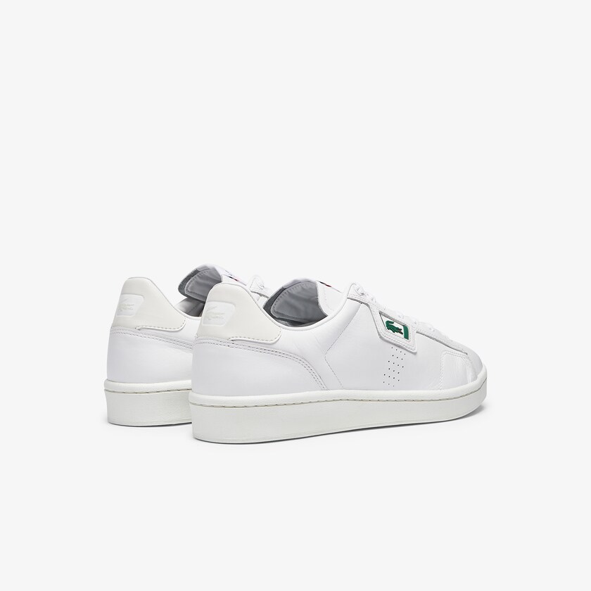 Tenis Lacoste Masculino Branco Cinzentas Masters Classic Leather ZJ8-15101G5