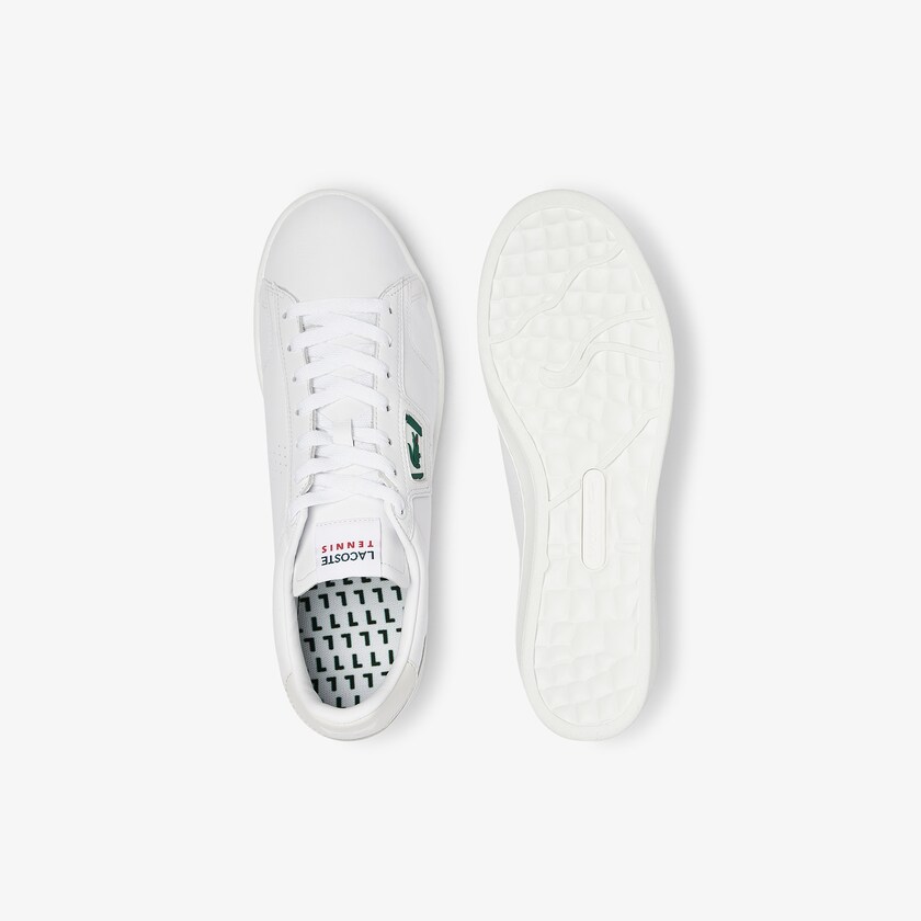 Tenis Lacoste Masculino Branco Cinzentas Masters Classic Leather ZJ8-15101G5