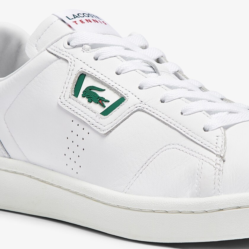 Tenis Lacoste Masculino Branco Cinzentas Masters Classic Leather ZJ8-15101G5