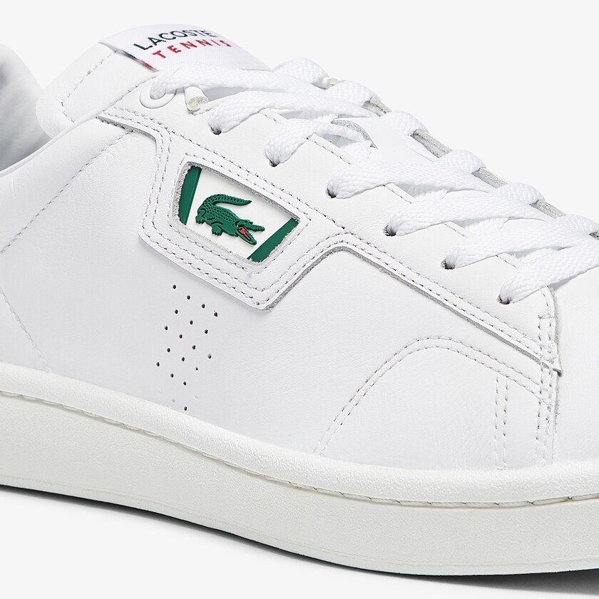 Tenis Lacoste Masculino Branco Verdes Escuro Masters Classic Leather TR9-10491K6