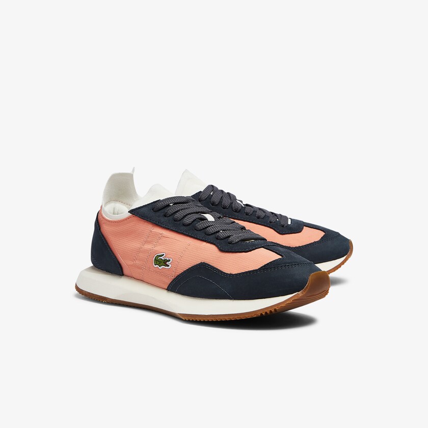 Tenis Lacoste Feminino Rosa Branco Match Break Sneaker FA1-98899W8