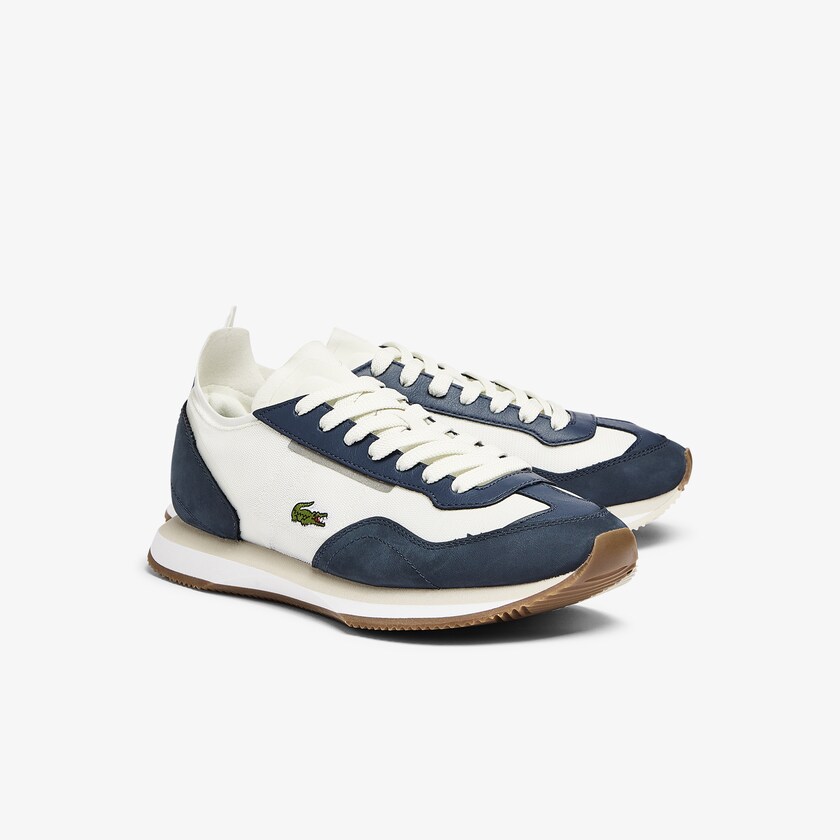 Tenis Lacoste Feminino Branco Azul Marinho Match Break Textile DT4-21252S5