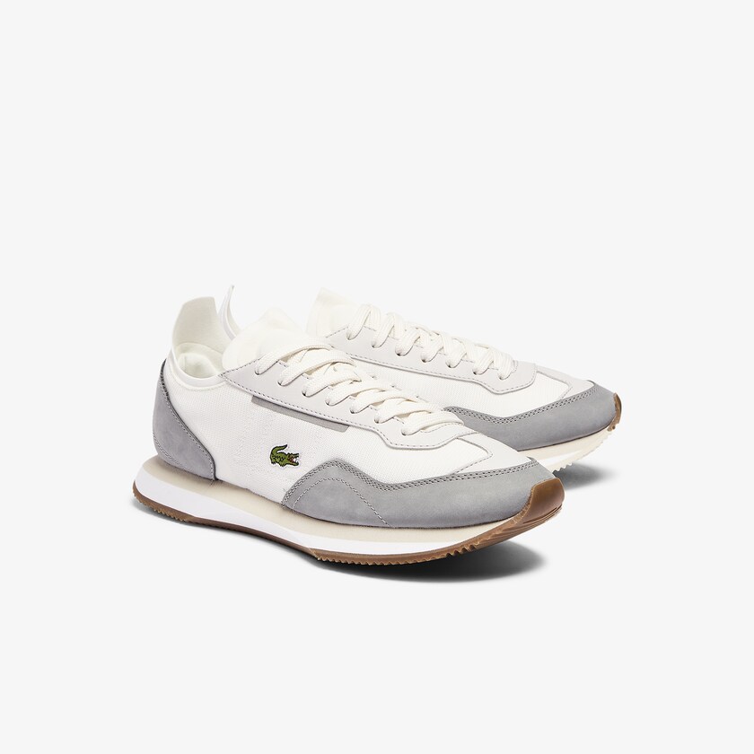 Tenis Lacoste Feminino Branco Cinzentas Match Break Textile JM2-43564F4