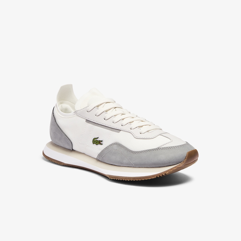 Tenis Lacoste Feminino Branco Cinzentas Match Break Textile JM2-43564F4