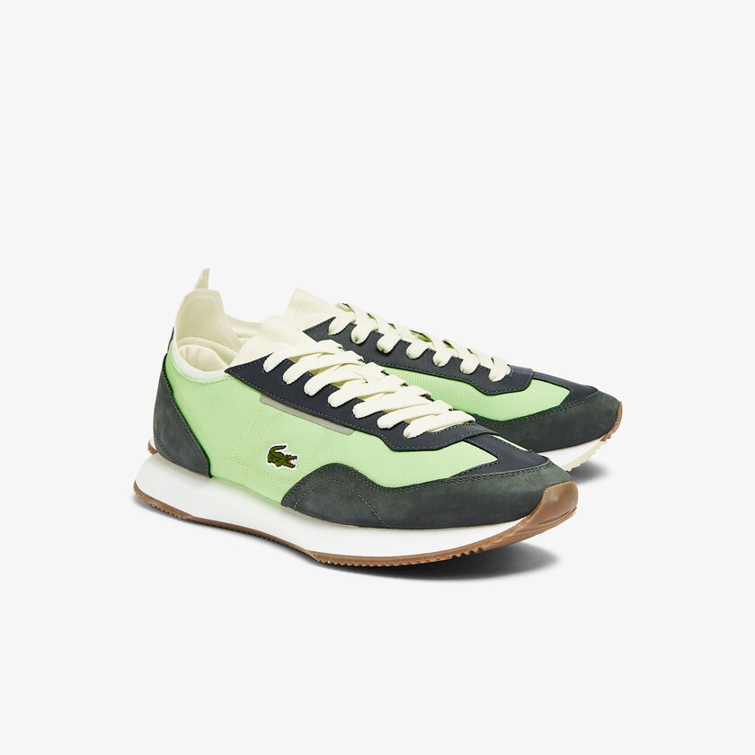 Tenis Lacoste Masculino Verde Oliva Luz Verdes Match Break Textile QD3-55645V8