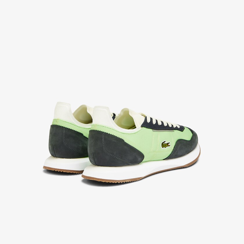 Tenis Lacoste Masculino Verde Oliva Luz Verdes Match Break Textile QD3-55645V8