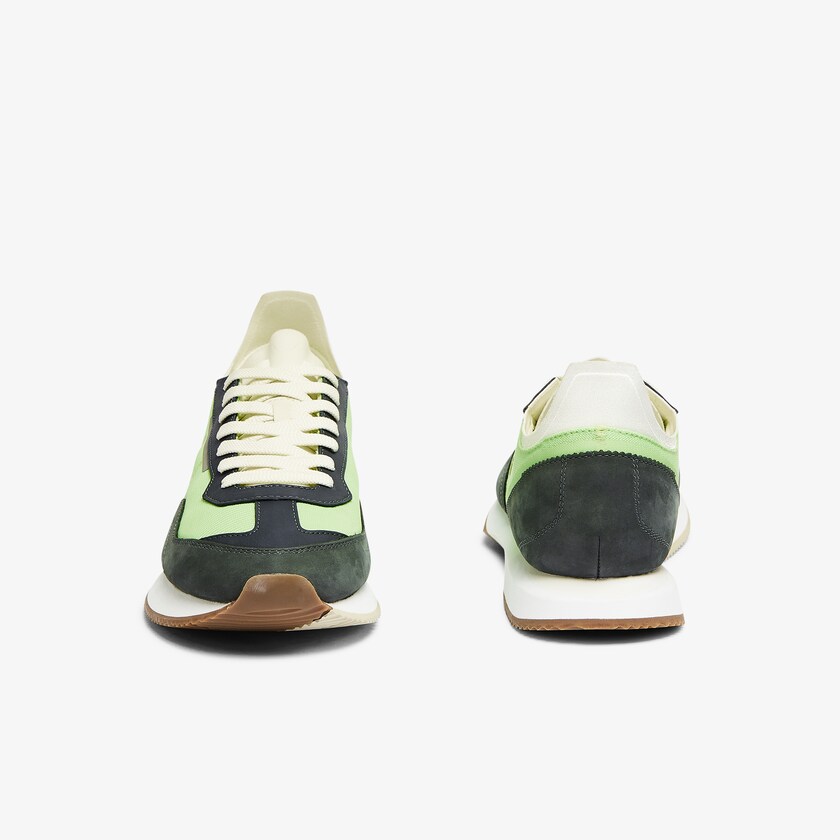Tenis Lacoste Masculino Verde Oliva Luz Verdes Match Break Textile QD3-55645V8
