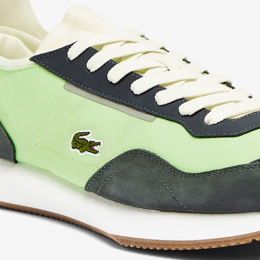 Tenis Lacoste Masculino Verde Oliva Luz Verdes Match Break Textile QD3-55645V8