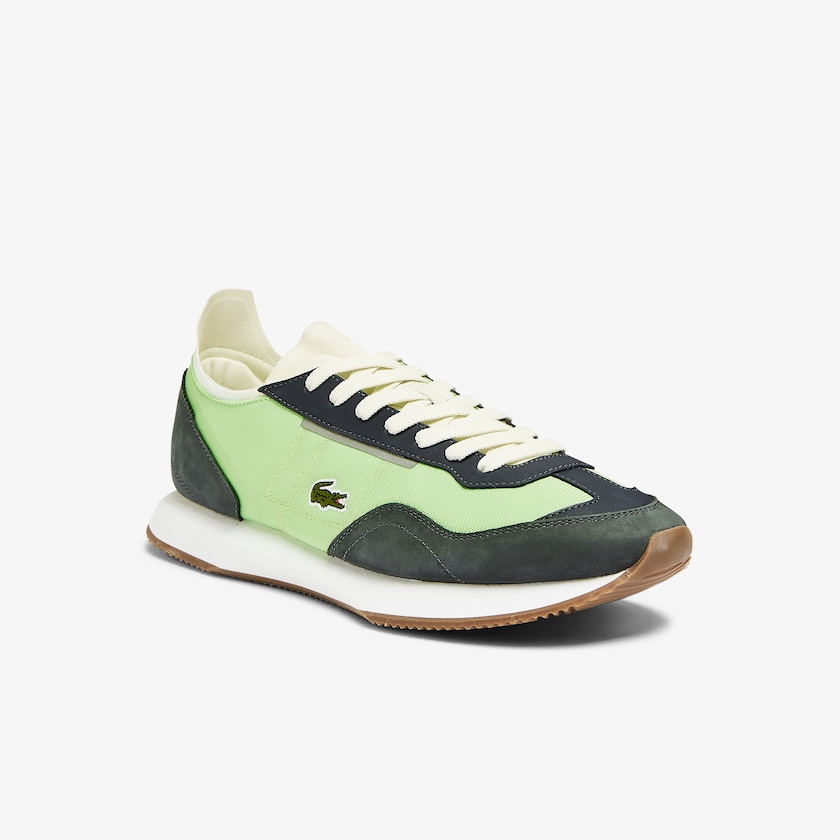 Tenis Lacoste Masculino Verde Oliva Luz Verdes Match Break Textile QD3-55645V8