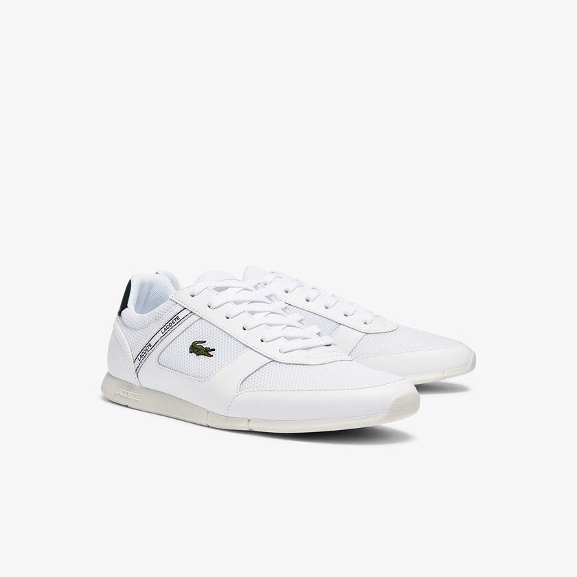 Tenis Lacoste Masculino Branco Menerva Sport Textile and Leather IZ5-30543I4