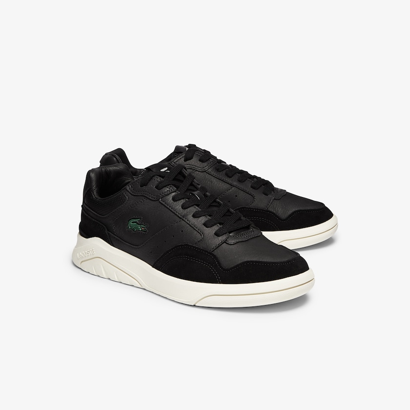 Tenis Lacoste Masculino Pretas Cinzentas Men’s Game Advance Luxe Leather and Suede BJ0-59445M6