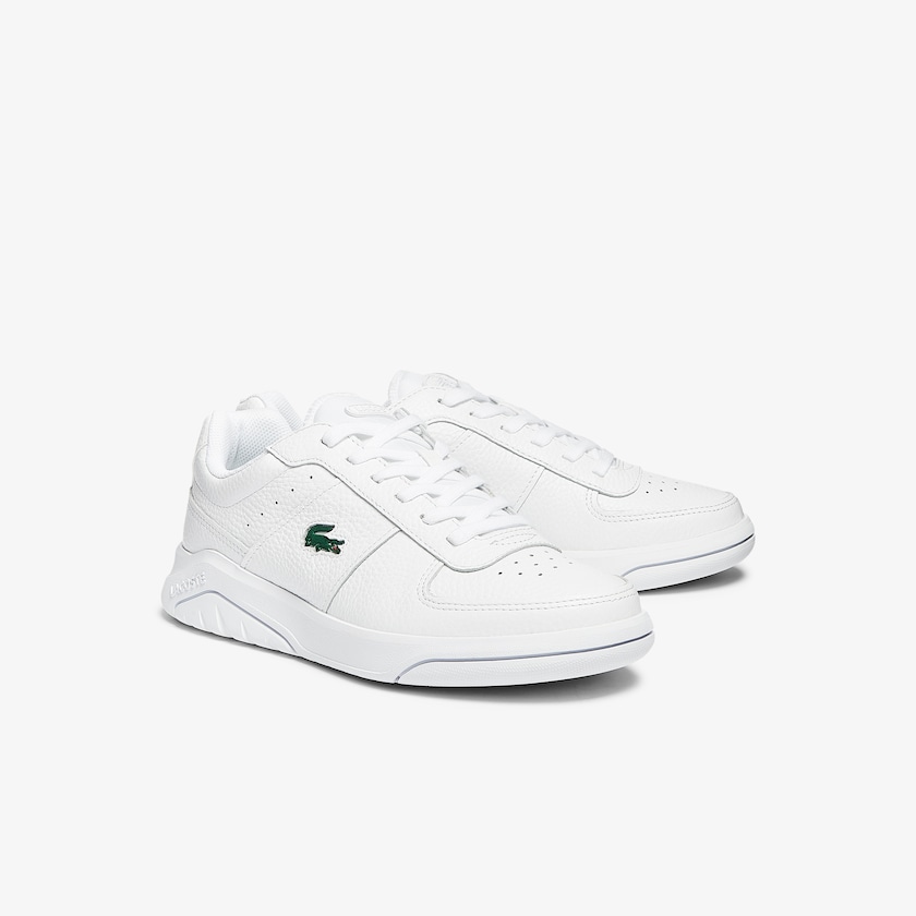 Tenis Lacoste Masculino Branco Men’s Game Advance Tumbled Leather AW5-28722E3