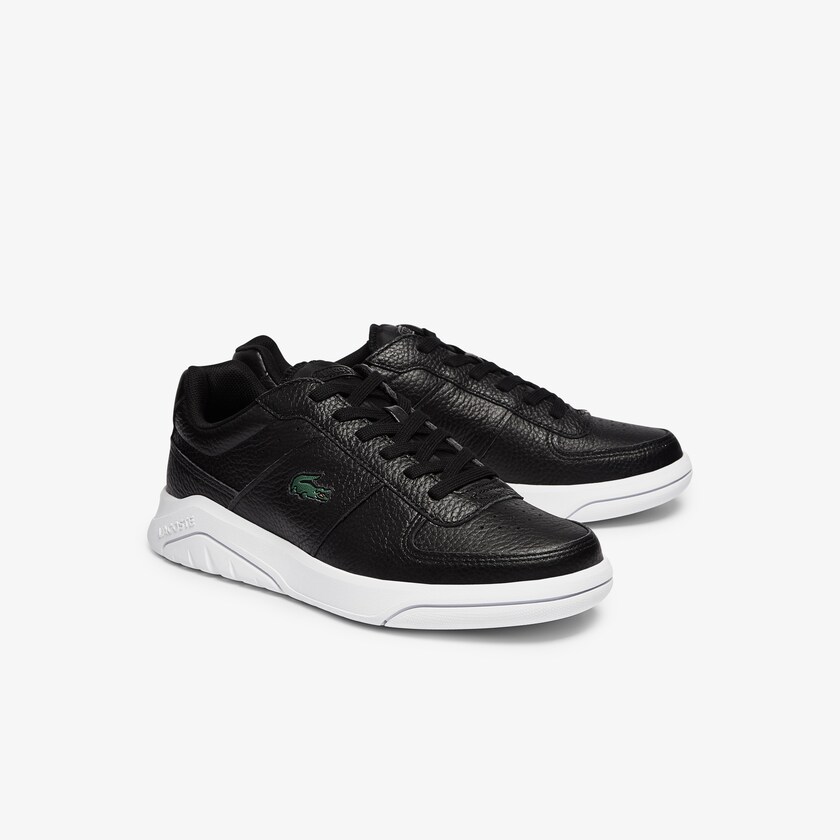 Tenis Lacoste Masculino Pretas Branco Men’s Game Advance Tumbled Leather XE8-69786I7