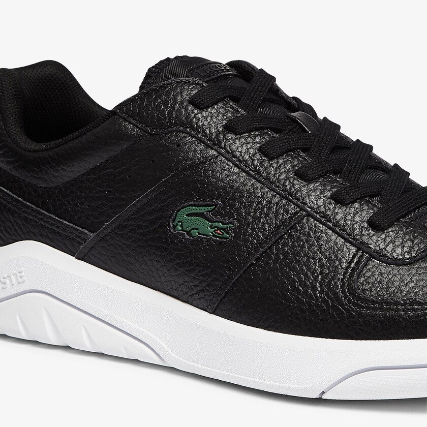 Tenis Lacoste Masculino Pretas Branco Men’s Game Advance Tumbled Leather XE8-69786I7
