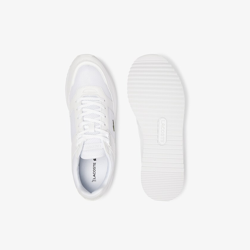 Tenis Lacoste Masculino Branco Partner Piste Textile PM2-98279T3