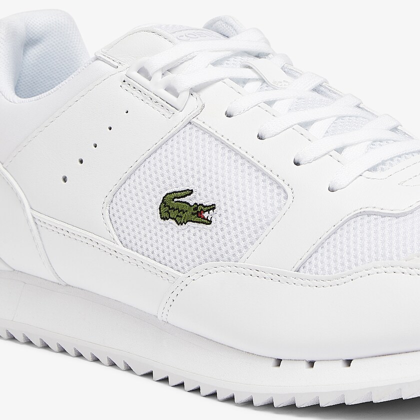 Tenis Lacoste Masculino Branco Partner Piste Textile PM2-98279T3