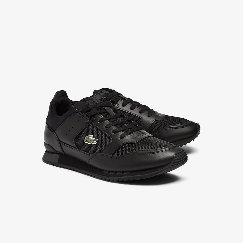 Tenis Lacoste Masculino Pretas Partner Piste Textile LS9-37693D0