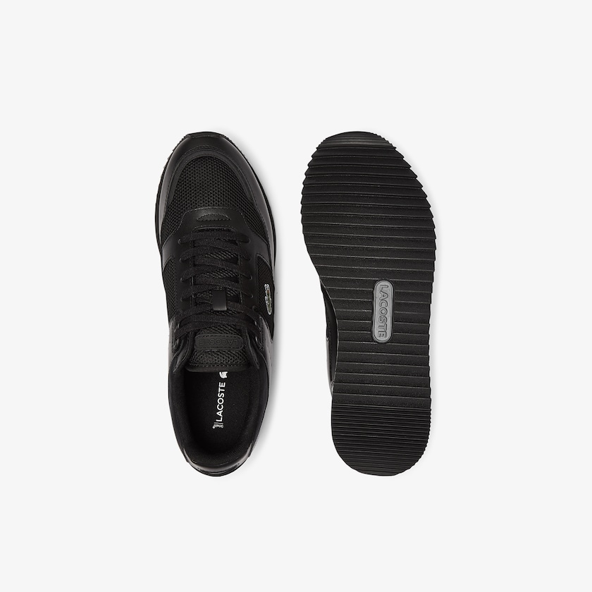 Tenis Lacoste Masculino Pretas Partner Piste Textile LS9-37693D0