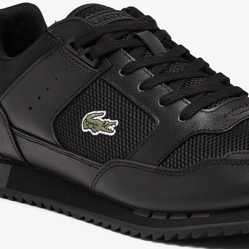 Tenis Lacoste Masculino Pretas Partner Piste Textile LS9-37693D0