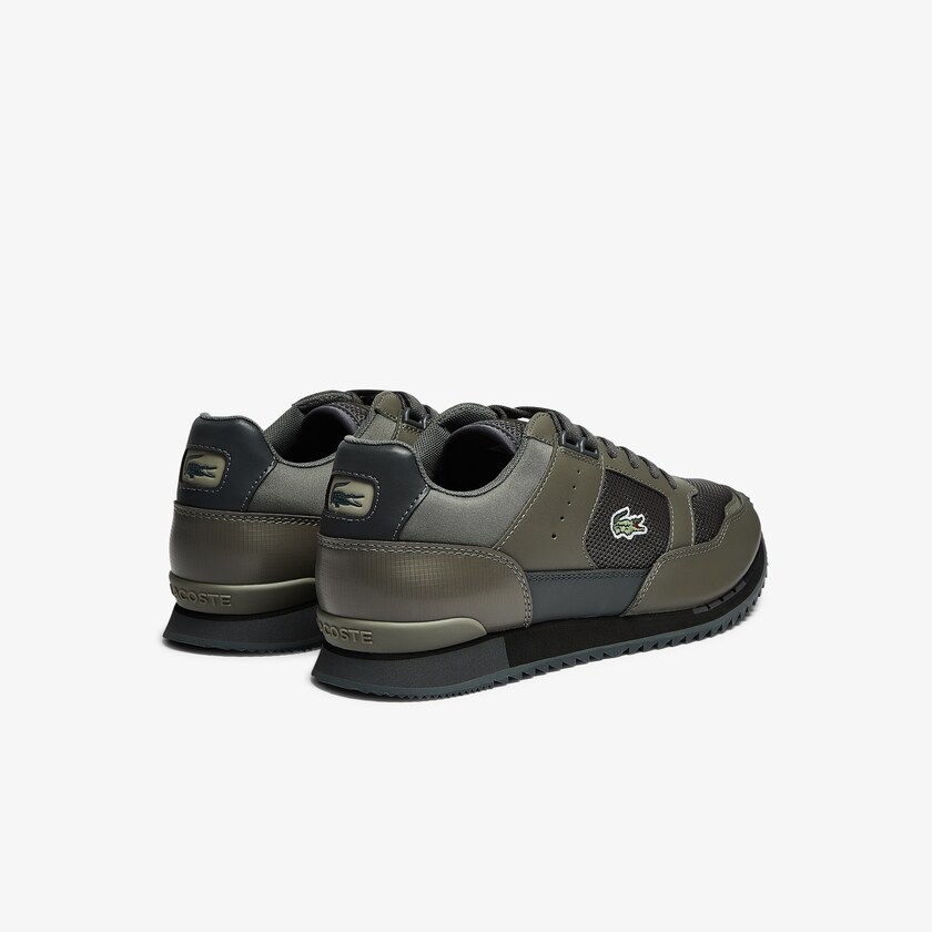 Tenis Lacoste Masculino Caqui Luz Caqui Partner Piste Textile LI2-18701S9