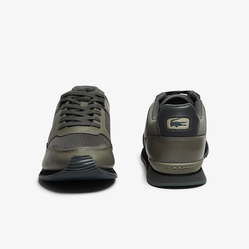 Tenis Lacoste Masculino Caqui Luz Caqui Partner Piste Textile LI2-18701S9