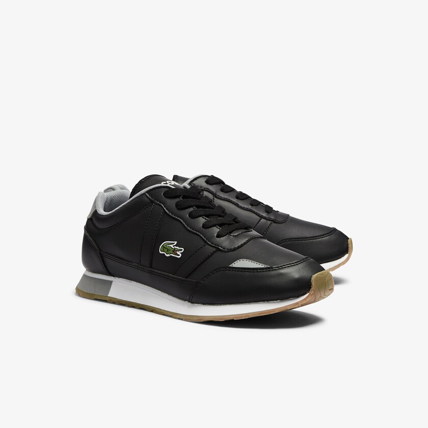 Tenis Lacoste Criança Pretas Partner Textile XM2-84588Z5
