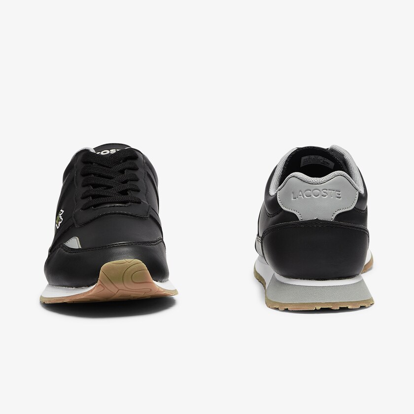 Tenis Lacoste Criança Pretas Partner Textile XM2-84588Z5