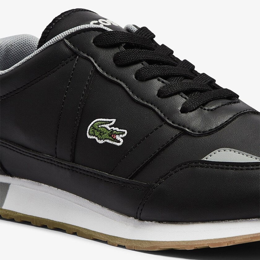 Tenis Lacoste Criança Pretas Partner Textile XM2-84588Z5