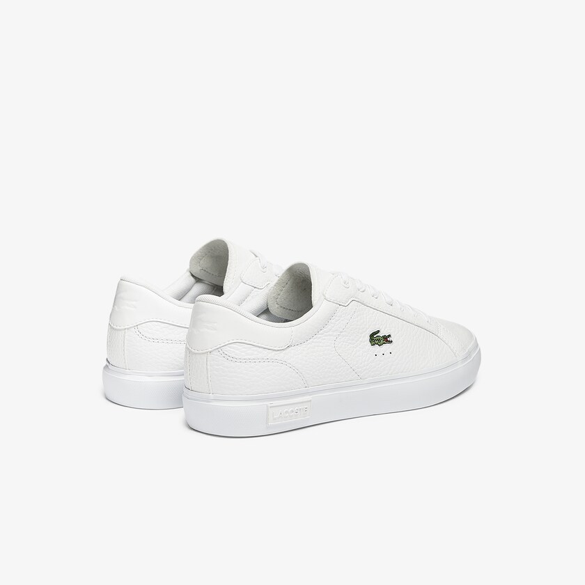Tenis Lacoste Masculino Branco Powercourt Leather MH9-59405I3