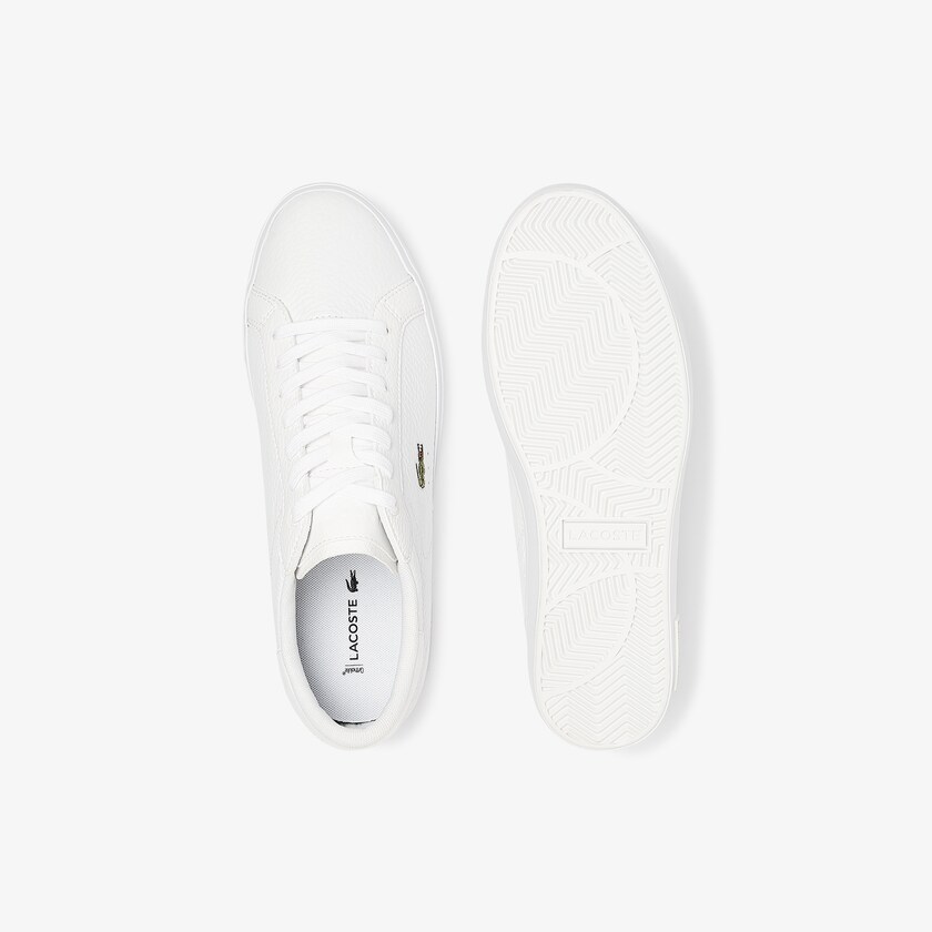 Tenis Lacoste Masculino Branco Powercourt Leather MH9-59405I3